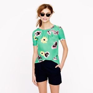 J. Crew Floral Blouse